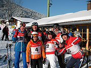 Teilnehmer bei 1. Medien Ski Cup 2009 in Brauneck (©Foto: Dietmar Bayer)